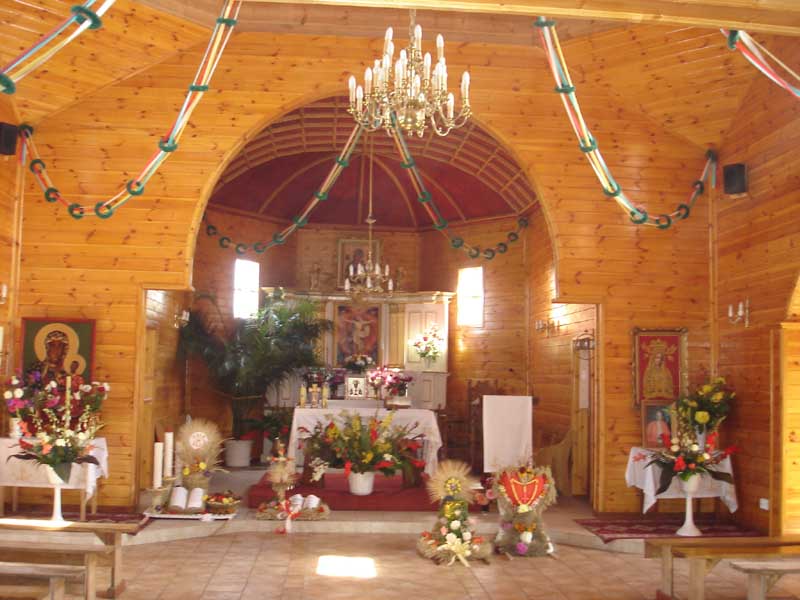 Wnętrze cerkwi w Terebiniu